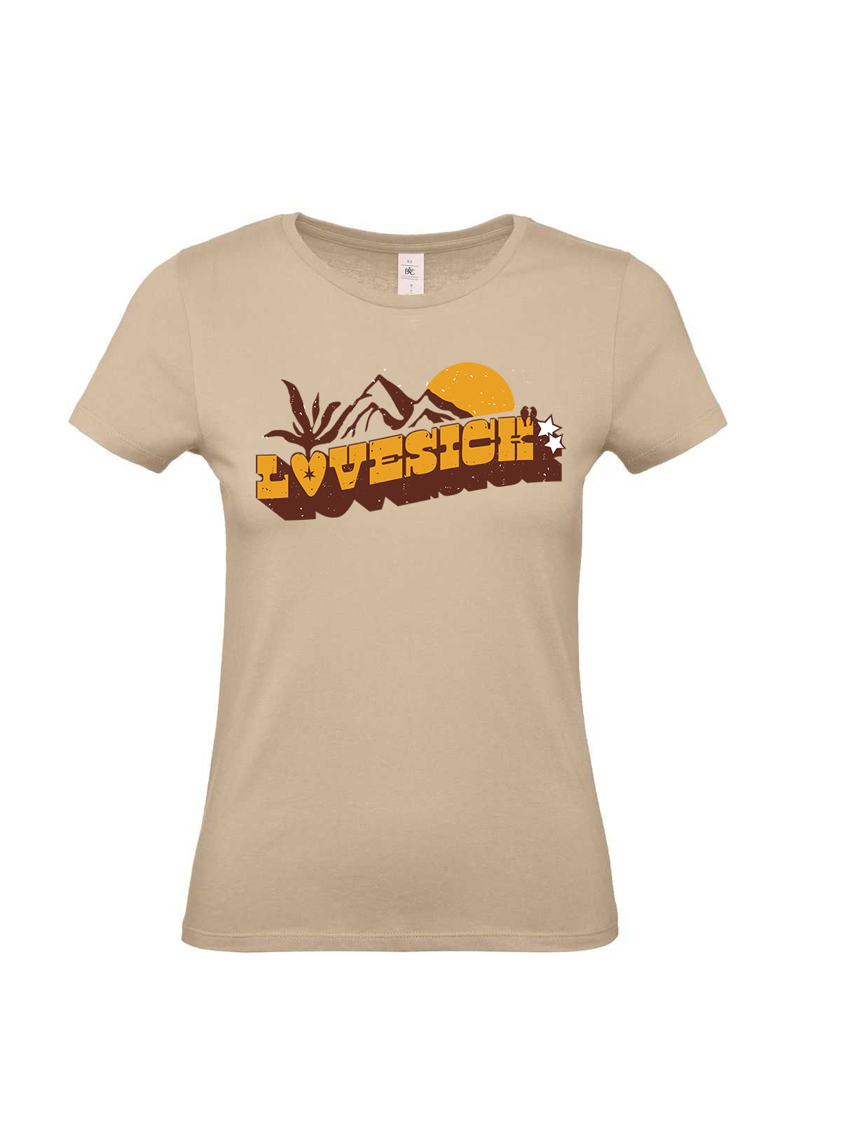 "A new LOVESICK T-Shirt " FEMALE (Natural)