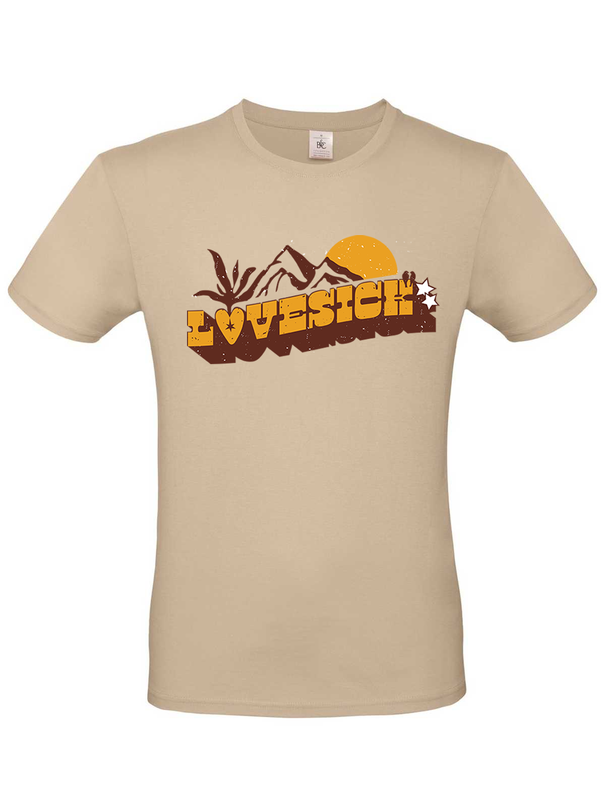 "A new LOVESICK T-Shirt" MEN (Natural)