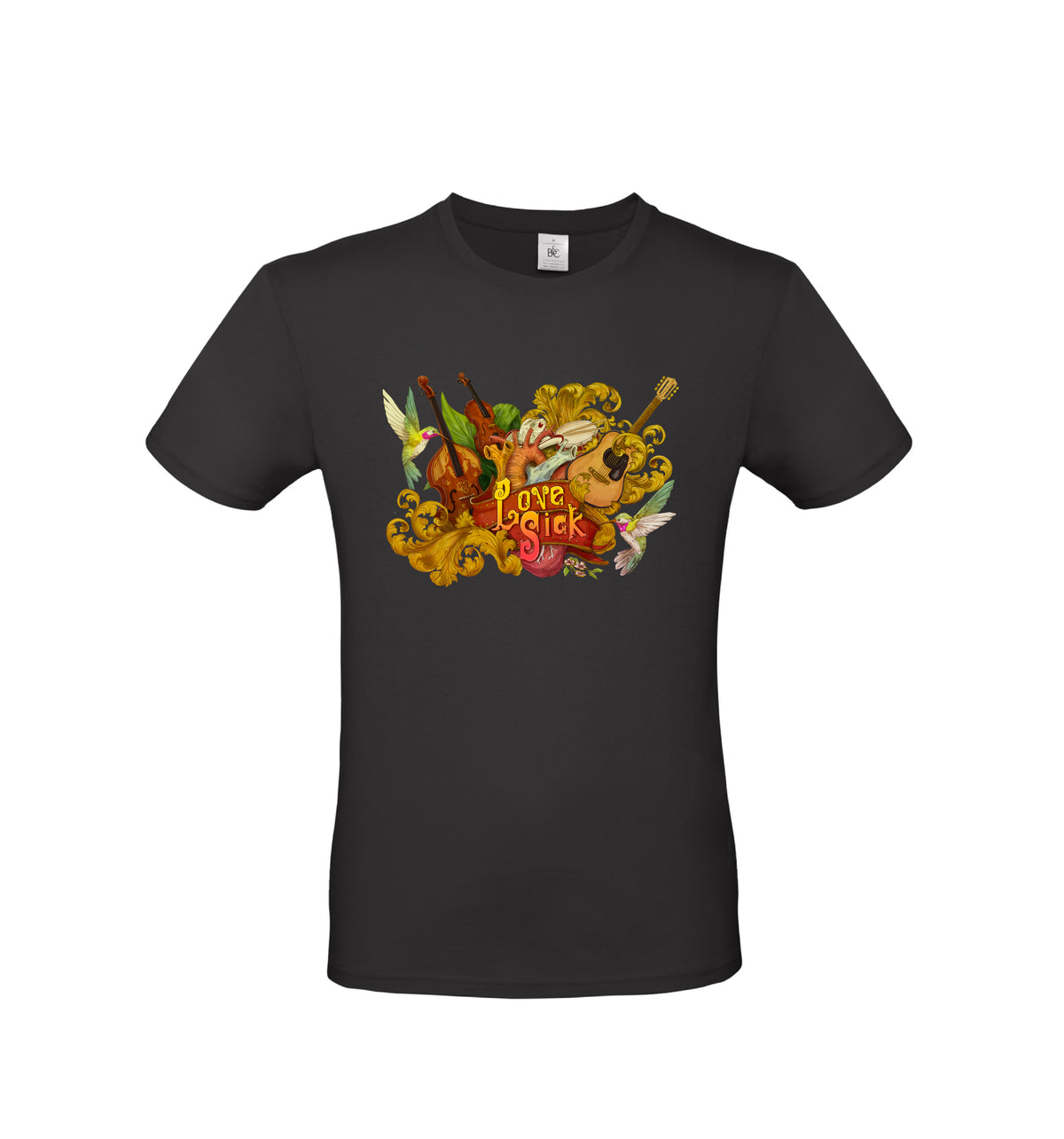 "A new LOVESICK T-Shirt" MEN (Black)