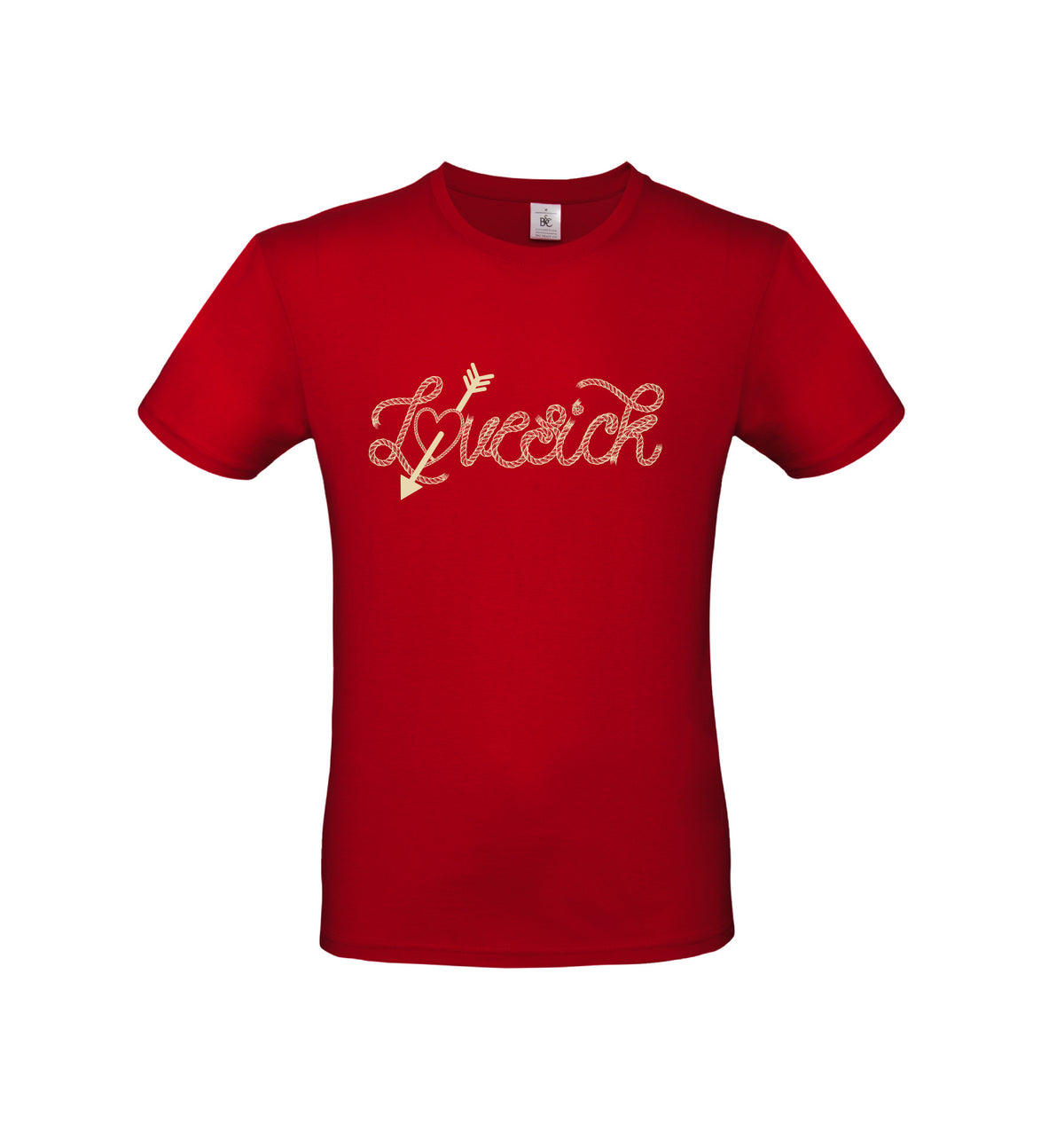 "A new LOVESICK T-Shirt" MEN (Red)