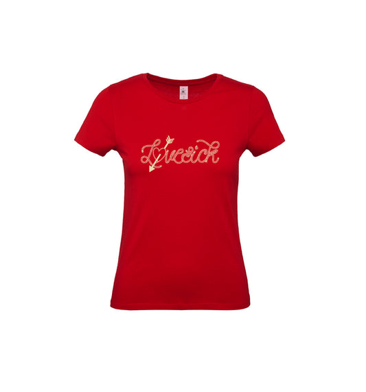 "A new LOVESICK T-Shirt " FEMALE (Red)