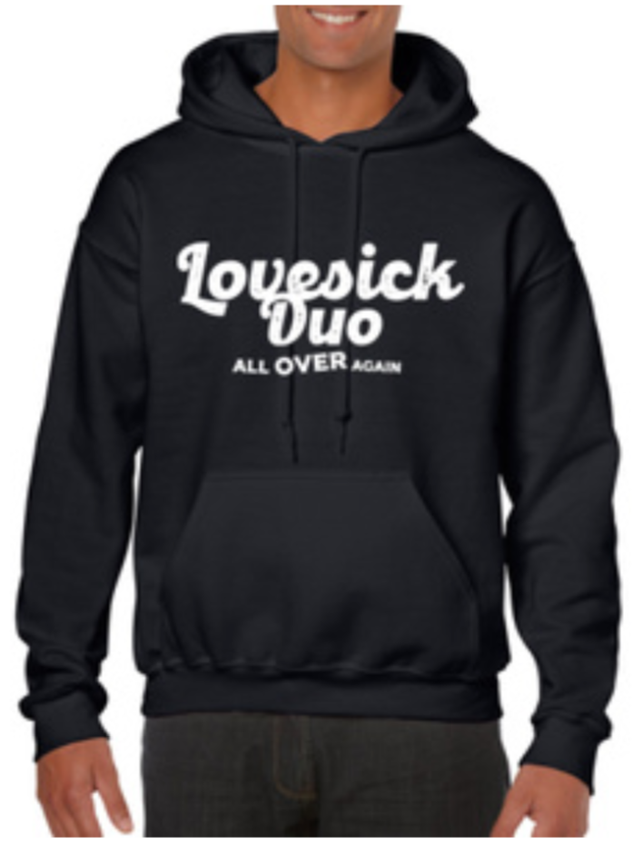 Lovesick Duo Man Hoodie  "All Over Again" Uomo
